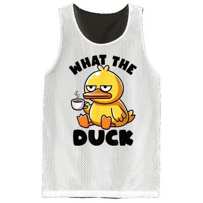 What The Duck Owner I Love Ducks Lover Funny Rubber Duck Mesh Reversible Basketball Jersey Tank