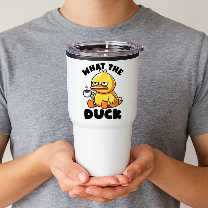 What The Duck Owner I Love Ducks Lover Funny Rubber Duck Tumbler