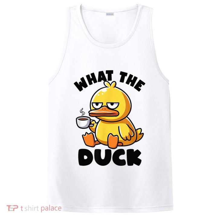 What The Duck Owner I Love Ducks Lover Funny Rubber Duck PosiCharge Competitor Tank