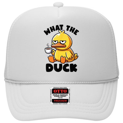 What The Duck Owner I Love Ducks Lover Funny Rubber Duck Trucker Hat
