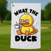 What The Duck Owner I Love Ducks Lover Funny Rubber Duck Golf Towel