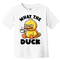 What The Duck Owner I Love Ducks Lover Funny Rubber Duck Toddler T-Shirt