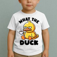 What The Duck Owner I Love Ducks Lover Funny Rubber Duck Toddler T-Shirt