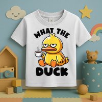 What The Duck Owner I Love Ducks Lover Funny Rubber Duck Toddler T-Shirt