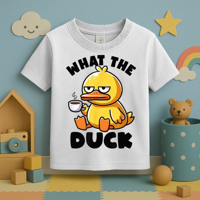 What The Duck Owner I Love Ducks Lover Funny Rubber Duck Toddler T-Shirt