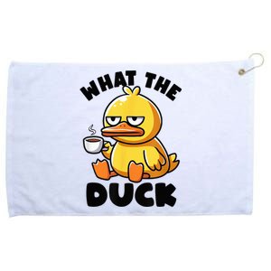 What The Duck Owner I Love Ducks Lover Funny Rubber Duck Grommeted Golf Towel