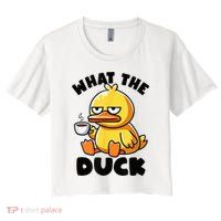 What The Duck Owner I Love Ducks Lover Funny Rubber Duck Crop Top