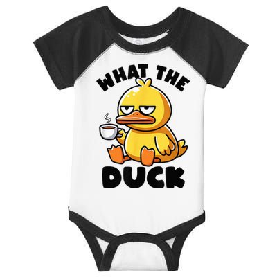 What The Duck Owner I Love Ducks Lover Funny Rubber Duck Infant Baby Jersey Bodysuit