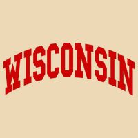 Wisconsin Throwback Design Classic Drawstring Bag