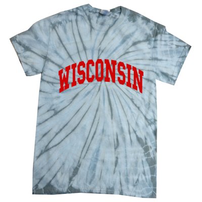 Wisconsin Throwback Design Classic Tie-Dye T-Shirt