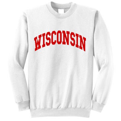 Wisconsin Throwback Design Classic Sweatshirt