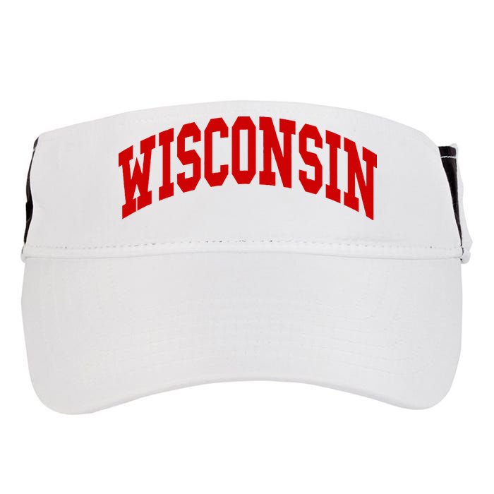 Wisconsin Throwback Design Classic Adult Drive Performance Visor