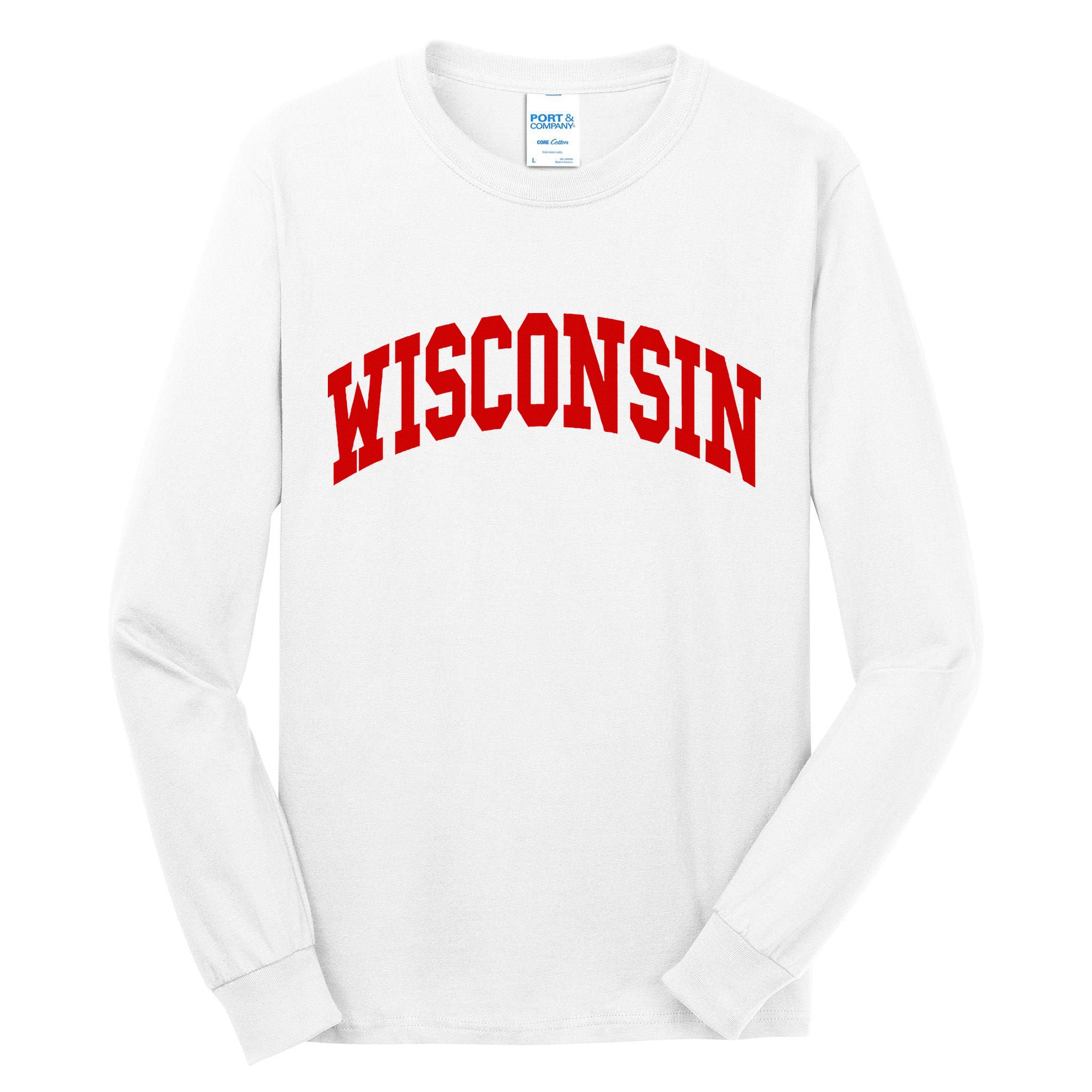 Wisconsin Throwback Design Classic Tall Long Sleeve T-Shirt