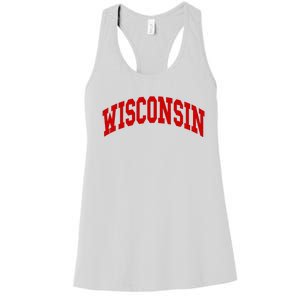 Wisconsin Throwback Design Classic Women's Racerback Tank