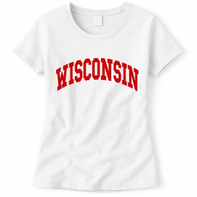 Wisconsin Throwback Design Classic Womens T-Shirt