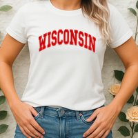 Wisconsin Throwback Design Classic Womens T-Shirt