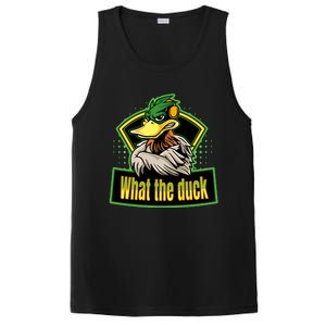 What The Duck Funny Duck Pun Funny Puns Duck Gamer Video Games PosiCharge Competitor Tank