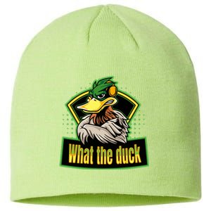 What The Duck Funny Duck Pun Funny Puns Duck Gamer Video Games Sustainable Beanie