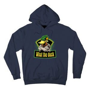 What The Duck Funny Duck Pun Funny Puns Duck Gamer Video Games Tall Hoodie