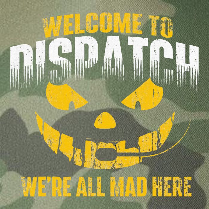 Welcome To Dispatch 911 Dispatcher Police Emergency Legacy Tie Dye Trucker Hat