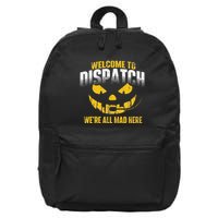 Welcome To Dispatch 911 Dispatcher Police Emergency 16 in Basic Backpack