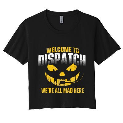 Welcome To Dispatch 911 Dispatcher Police Emergency Crop Top