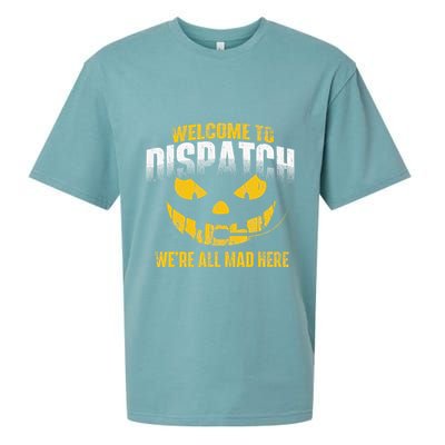 Welcome To Dispatch 911 Dispatcher Police Emergency Sueded Cloud Jersey T-Shirt