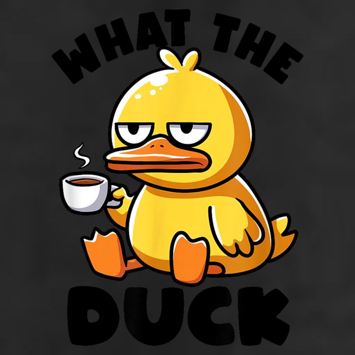 What The Duck Owner I Love Ducks Lover Funny Rubber Duck 7 Panel Mesh Trucker Snapback Hat