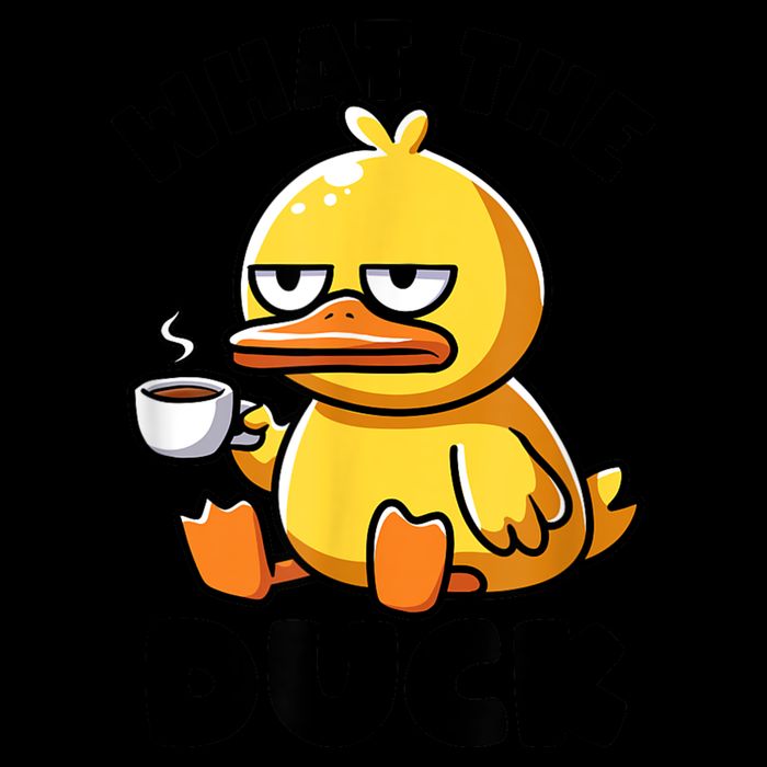 What The Duck Owner I Love Ducks Lover Funny Rubber Duck Drawstring Bag
