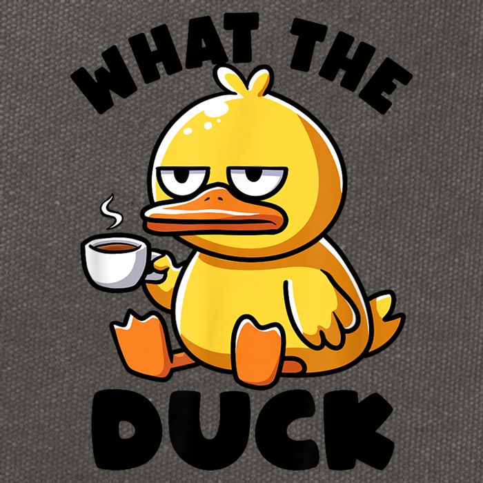 What The Duck Owner I Love Ducks Lover Funny Rubber Duck Cotton Canvas Backpack