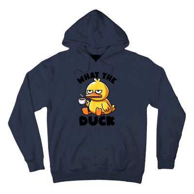 What The Duck Owner I Love Ducks Lover Funny Rubber Duck Tall Hoodie