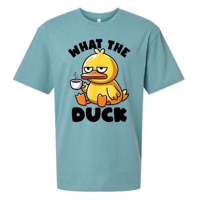 What The Duck Owner I Love Ducks Lover Funny Rubber Duck Sueded Cloud Jersey T-Shirt