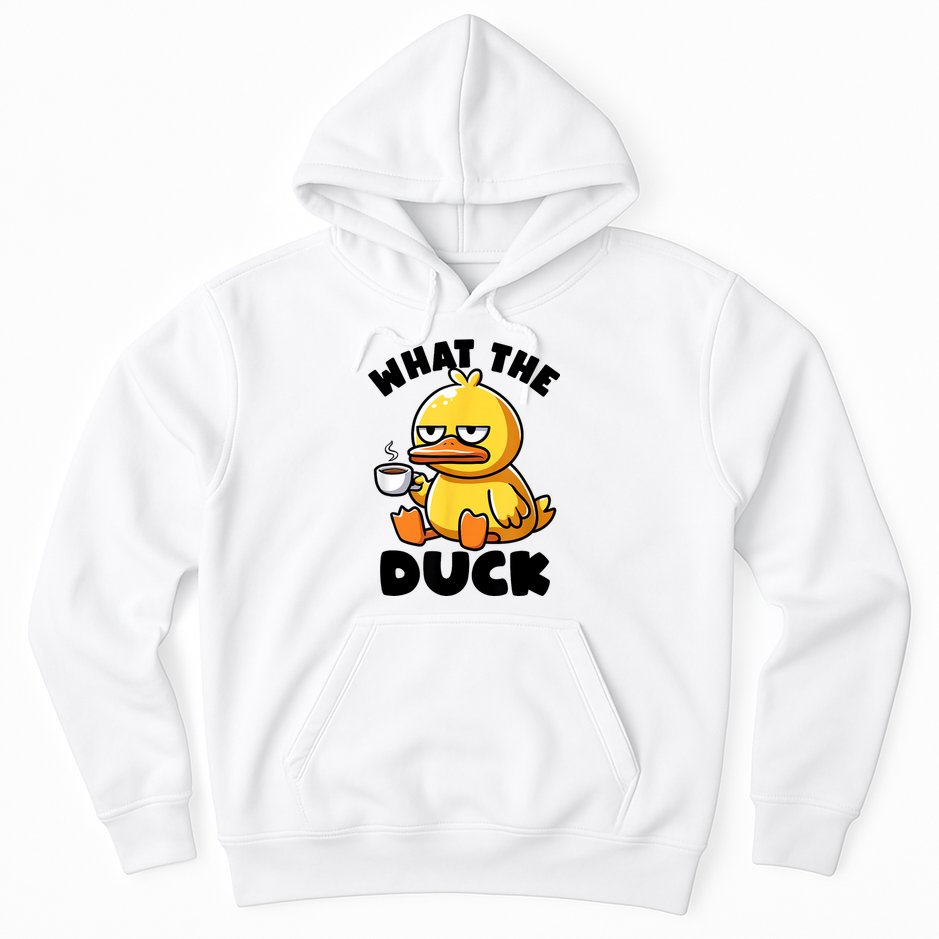 What The Duck Owner I Love Ducks Lover Funny Rubber Duck Hoodie