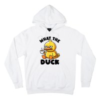 What The Duck Owner I Love Ducks Lover Funny Rubber Duck Hoodie