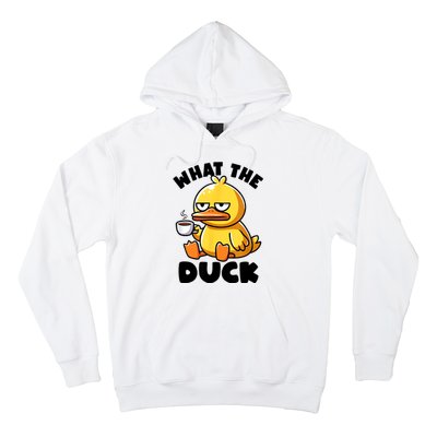 What The Duck Owner I Love Ducks Lover Funny Rubber Duck Hoodie