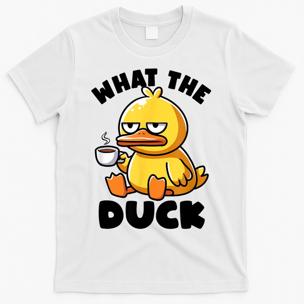 What The Duck Owner I Love Ducks Lover Funny Rubber Duck T-Shirt