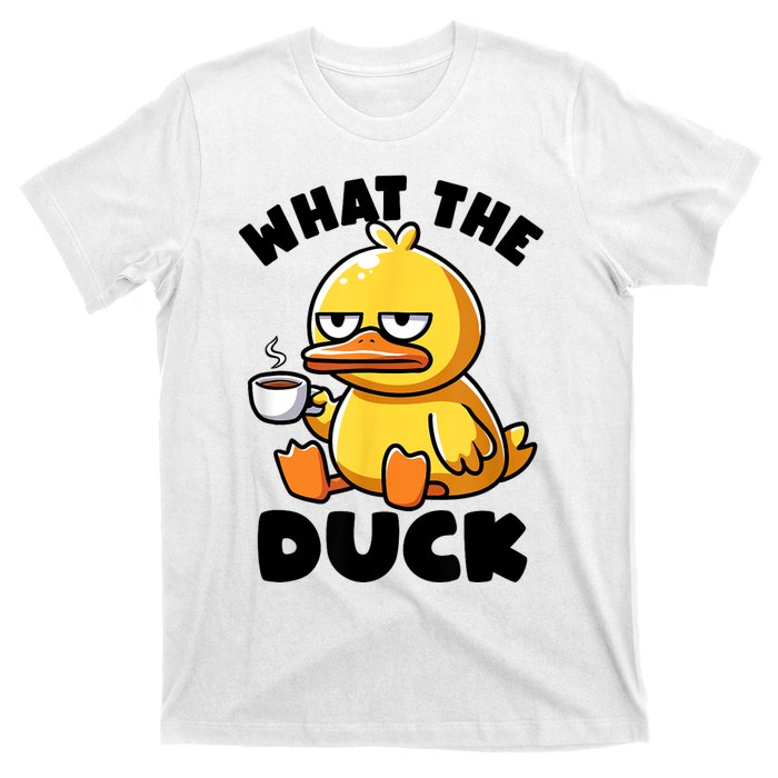 What The Duck Owner I Love Ducks Lover Funny Rubber Duck T-Shirt