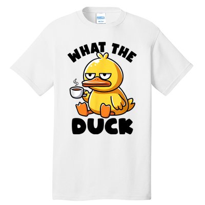 What The Duck Owner I Love Ducks Lover Funny Rubber Duck Tall T-Shirt