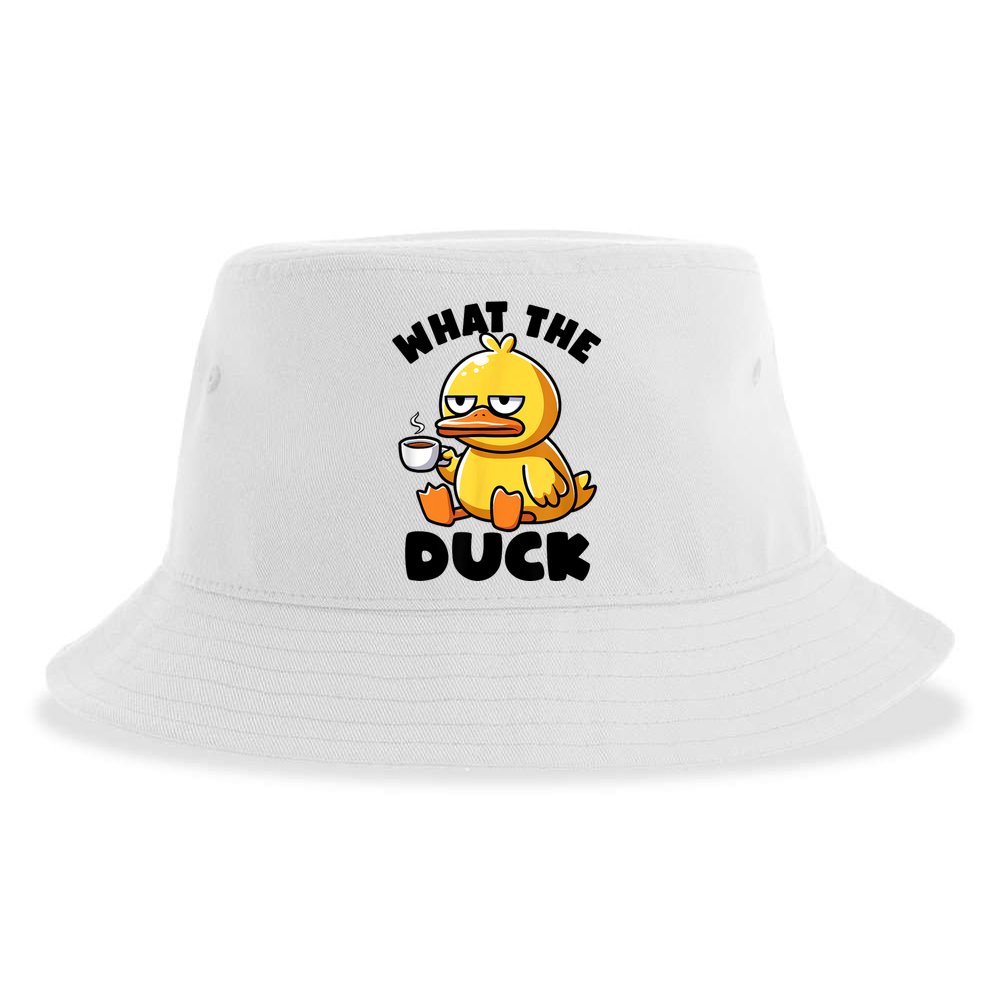 What The Duck Owner I Love Ducks Lover Funny Rubber Duck Sustainable Bucket Hat