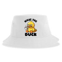 What The Duck Owner I Love Ducks Lover Funny Rubber Duck Sustainable Bucket Hat