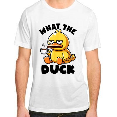 What The Duck Owner I Love Ducks Lover Funny Rubber Duck Adult ChromaSoft Performance T-Shirt