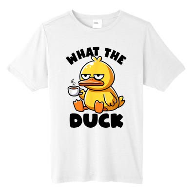 What The Duck Owner I Love Ducks Lover Funny Rubber Duck Tall Fusion ChromaSoft Performance T-Shirt