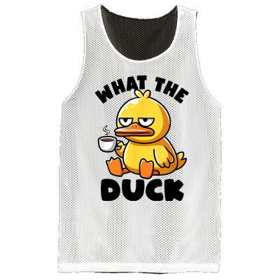 What The Duck Owner I Love Ducks Lover Funny Rubber Duck Mesh Reversible Basketball Jersey Tank