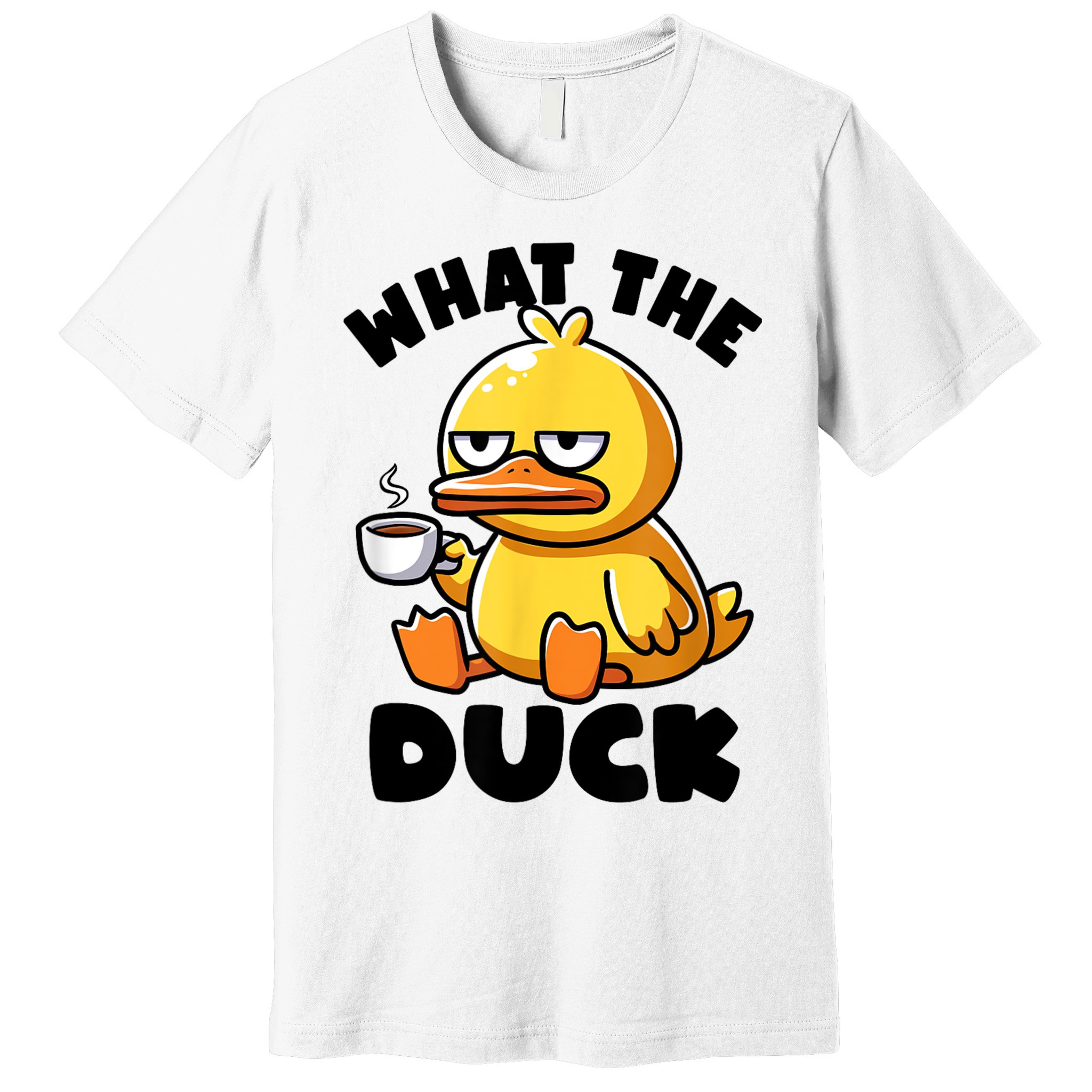 What The Duck Owner I Love Ducks Lover Funny Rubber Duck Premium T-Shirt