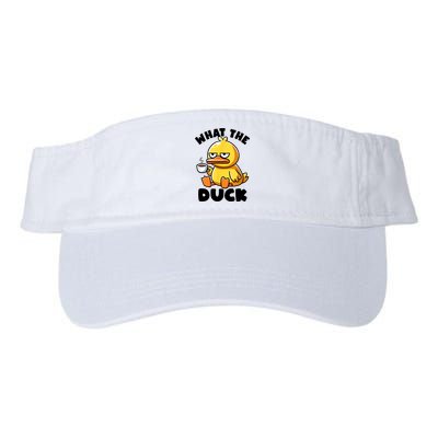 What The Duck Owner I Love Ducks Lover Funny Rubber Duck Visor