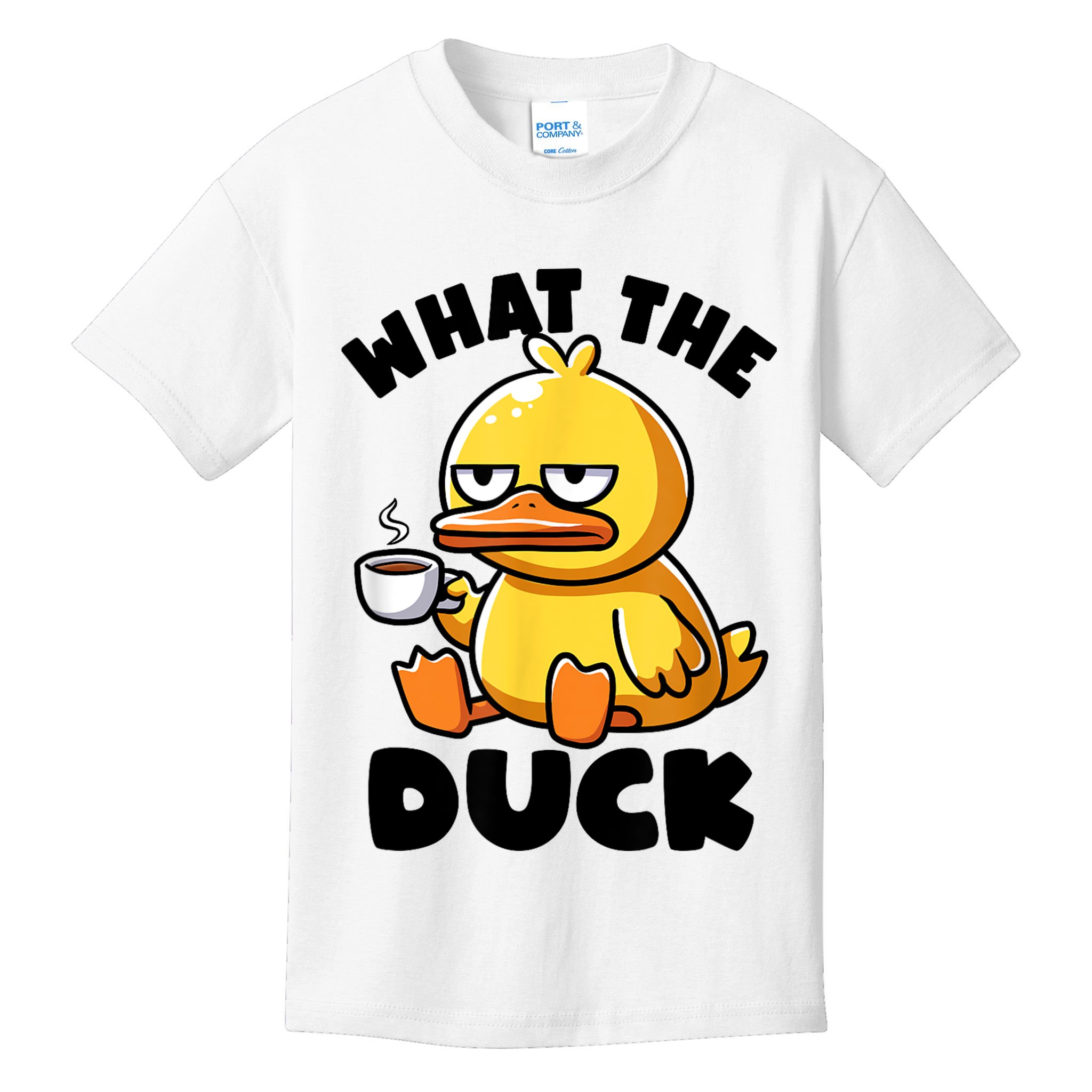 What The Duck Owner I Love Ducks Lover Funny Rubber Duck Kids T-Shirt