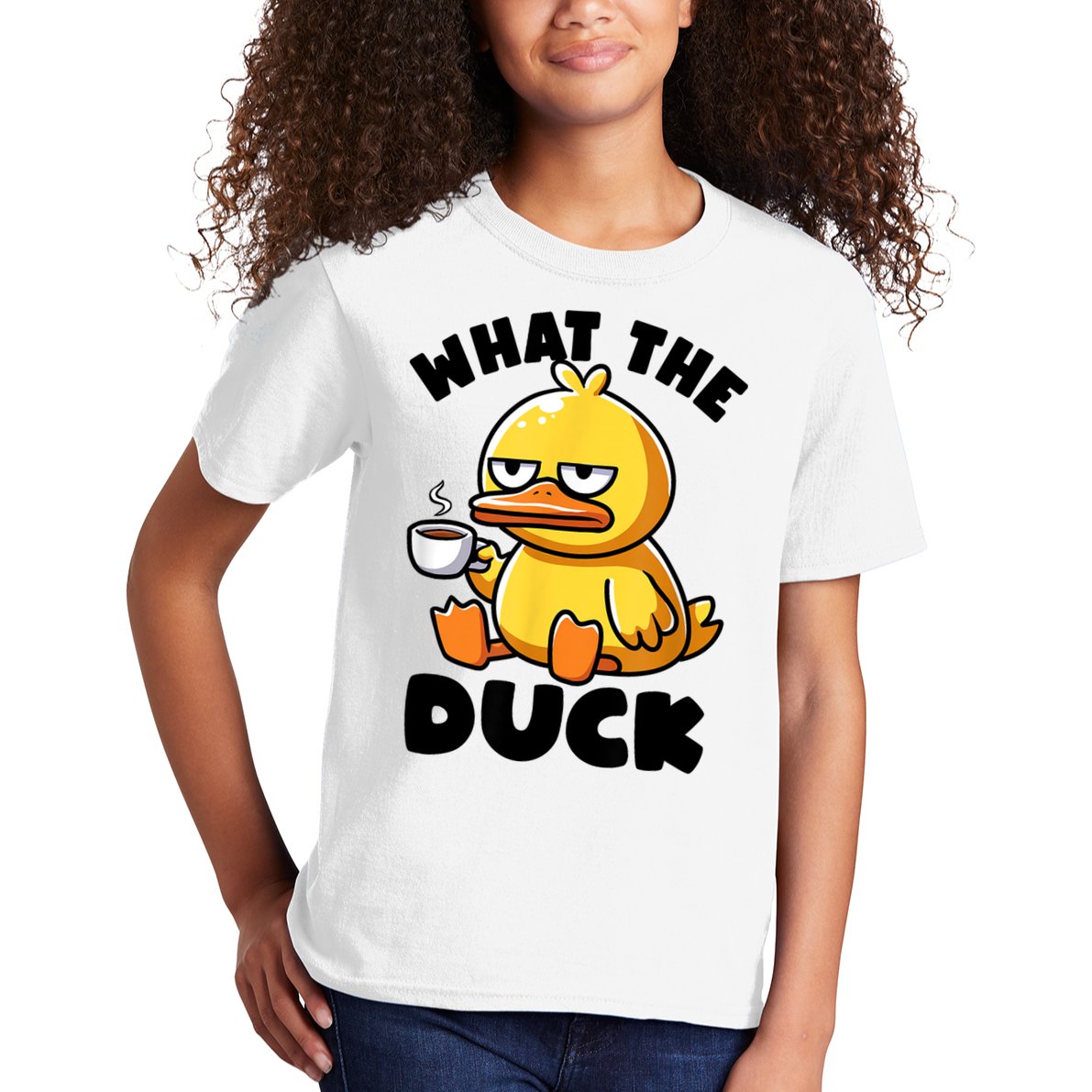 What The Duck Owner I Love Ducks Lover Funny Rubber Duck Kids T-Shirt