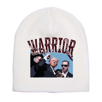 Warrior Trump Donald Trump Fight Short Acrylic Beanie