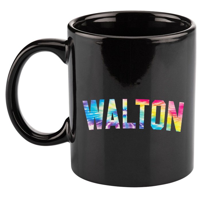 Walton Tie Dye 11oz C Handle Ceramic Mug