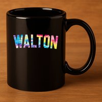 Walton Tie Dye 11oz C Handle Ceramic Mug